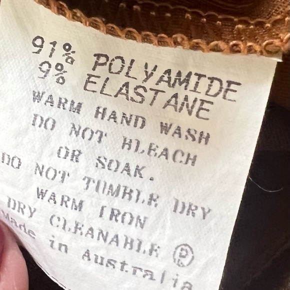 Politix Vintage Y2K 90s Bronze Brown Shimmery Crop Tank Top women’s Size XS/S - Picture 3 of 5